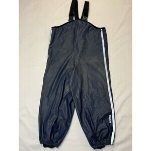 Reima Kids Waterproof Rain Bib Coveralls Pants Navy Blue Size 4T